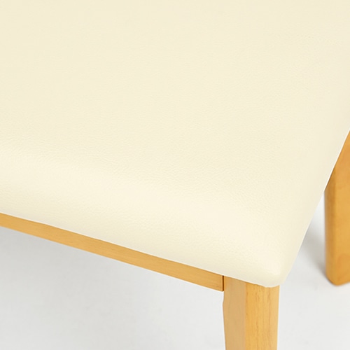 萩原 ダイニング3点セット 幅75cm アイボリー VDS-7301NAPW-3S 1セット(ご注文単位1セット)【直送品】