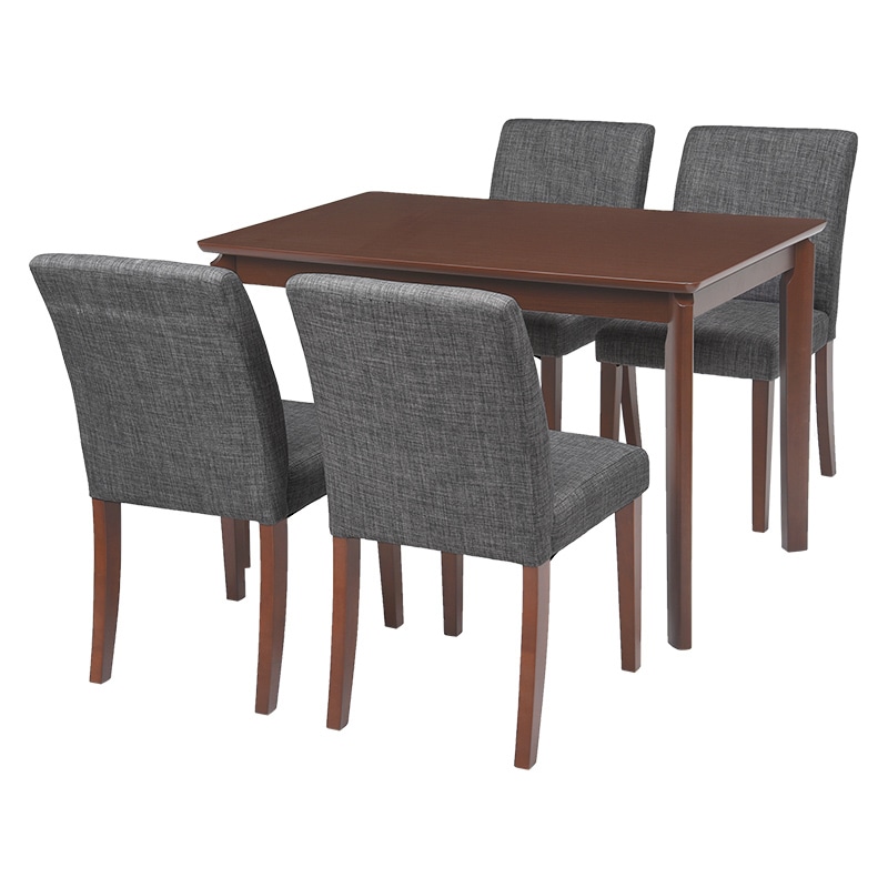 萩原 ダイニング5点セット 幅110cm グレー VDS-7301DBGY-5S 1セット(ご注文単位1セット)【直送品】