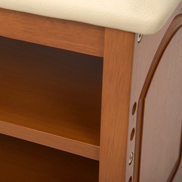 萩原 玄関ベンチ 幅60cm ライトブラウン VH-7101LBR 1台(ご注文単位1台)【直送品】