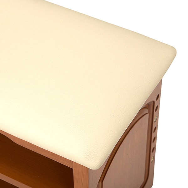 萩原 玄関ベンチ 幅90cm ライトブラウン VH-7102LBR 1台(ご注文単位1台)【直送品】