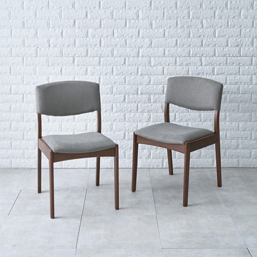 萩原 ダイニングテーブル　5点セット ダークブラウン×グレー MI-860912DBRLGY5S 1セット（ご注文単位1セット）【直送品】