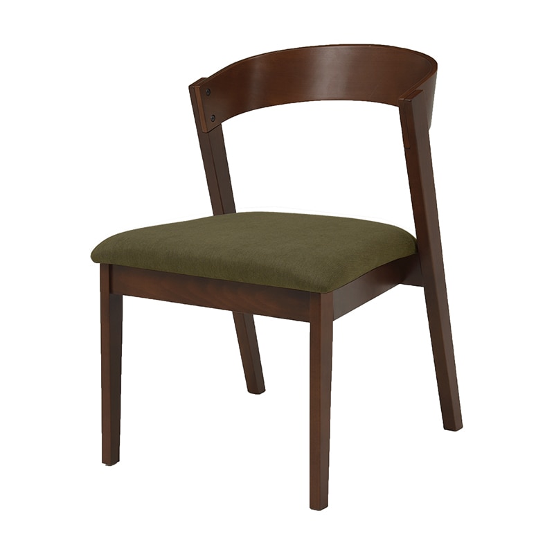 萩原 ダイニングテーブル 5点セット 引き出し付 ダークブラウン×オリーブグリーン MI-861011DBROLG5S 1セット(ご注文単位1セット)【直送品】