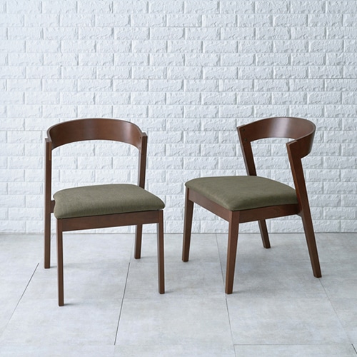 萩原 ダイニングテーブル 5点セット 引き出し付 ダークブラウン×オリーブグリーン MI-861011DBROLG5S 1セット(ご注文単位1セット)【直送品】