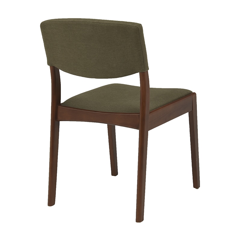 萩原 ダイニングテーブル 4点セット 引き出し付 ダークブラウン×オリーブグリーン MI-861012DBROLG4S 1セット(ご注文単位1セット)【直送品】