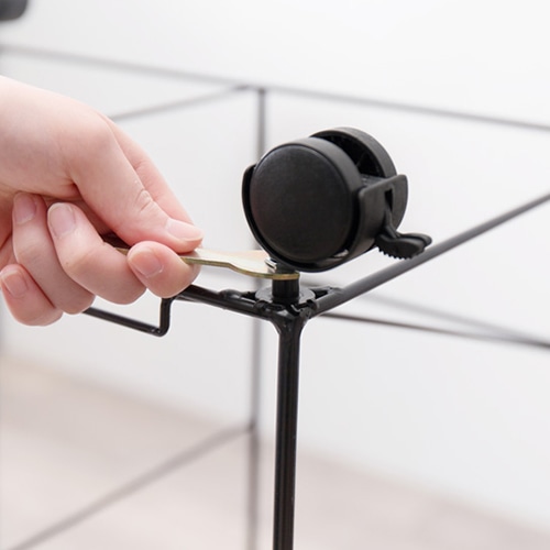 萩原 ランドリーラック 幅28cm ダークブラウン RAN-2425DBR 1台(ご注文単位1台)【直送品】