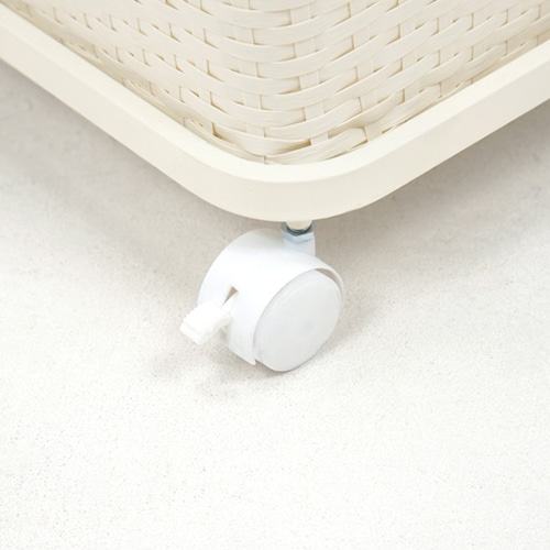 萩原 ランドリーラック 幅30cm ホワイト RAN-2427WH 1台(ご注文単位1台)【直送品】