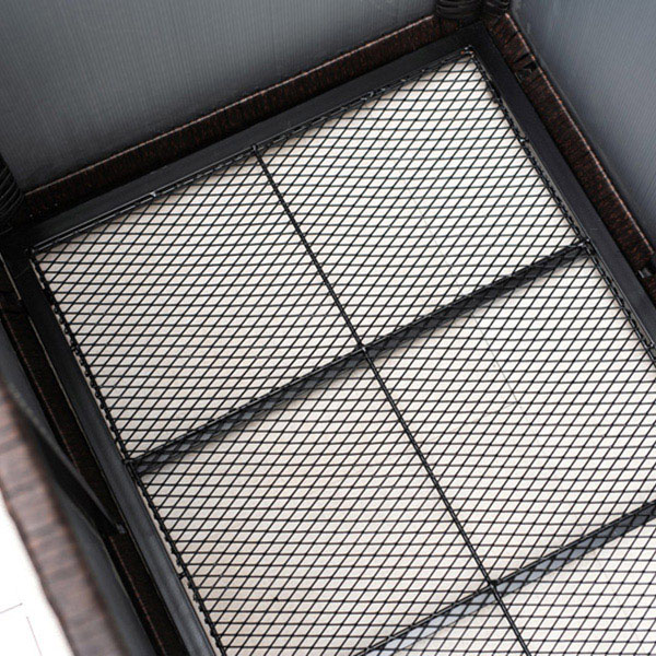 萩原 収納庫　キャスター付き ダークブラウン RUD-2430DBR 1個（ご注文単位1個）【直送品】