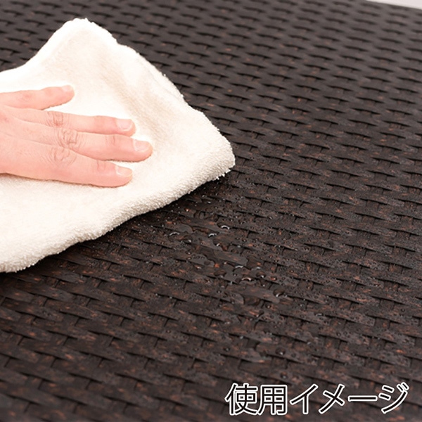 萩原 収納庫　キャスター付き ダークブラウン RUD-2430DBR 1個（ご注文単位1個）【直送品】