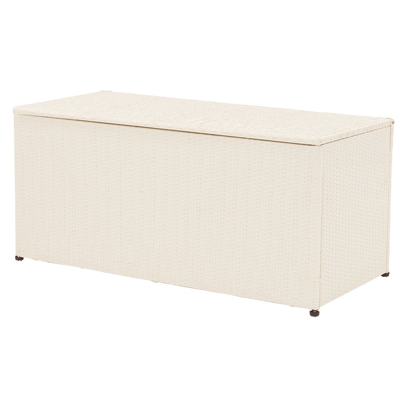 萩原 収納ボックス 260L ホワイト RUD-2430WH 1台(ご注文単位1台)【直送品】