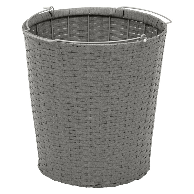 萩原 ランドリーラック 2段 幅36.5cm キャスター付 グレー RAN-2431GY 1台(ご注文単位1台)【直送品】