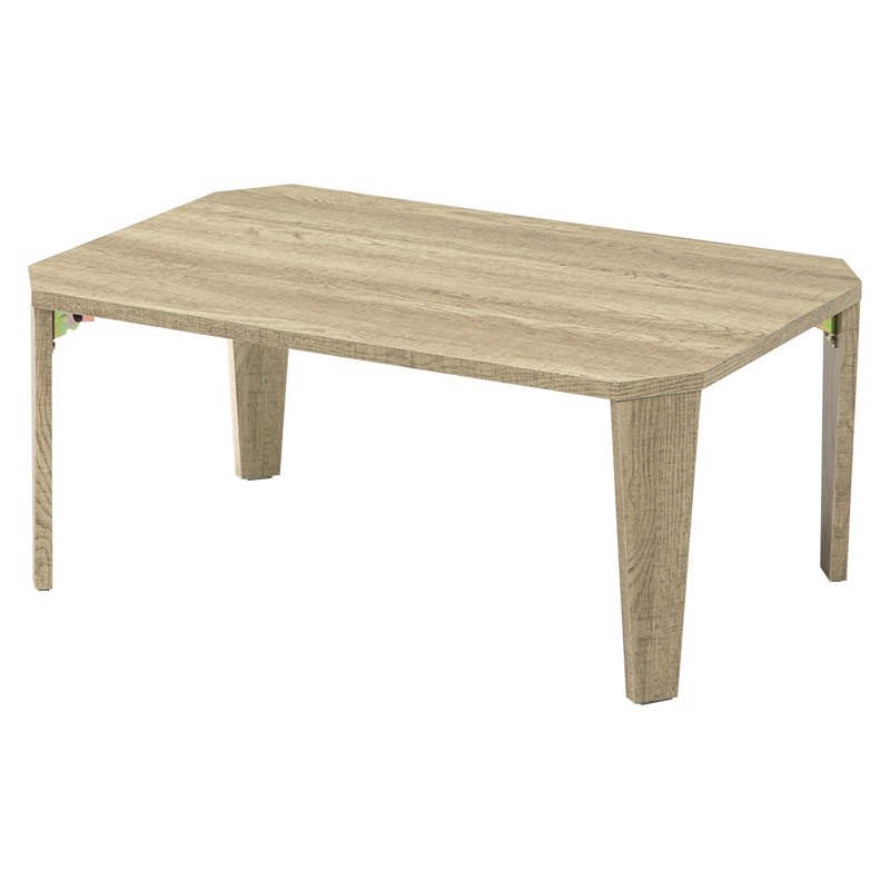 萩原 古木調 折りたたみテーブル 幅75cm ナチュラル MT-6860NA 1台(ご注文単位1台)【直送品】