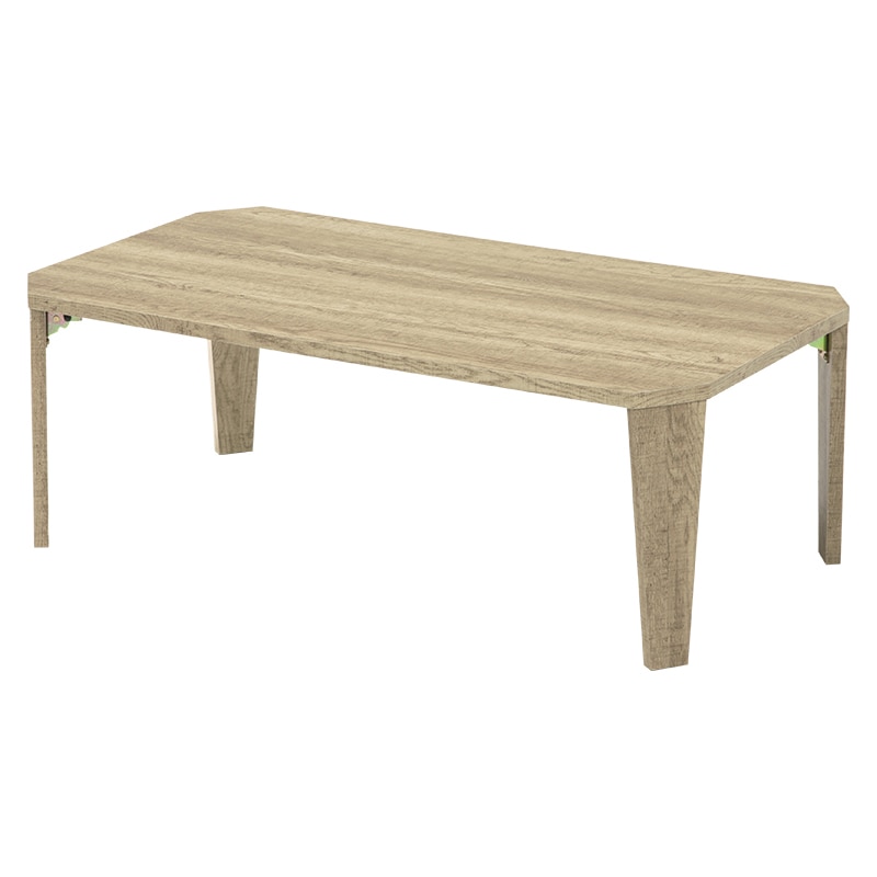 萩原 古木調 折りたたみテーブル 幅90cm ナチュラル MT-6861NA 1台(ご注文単位1台)【直送品】