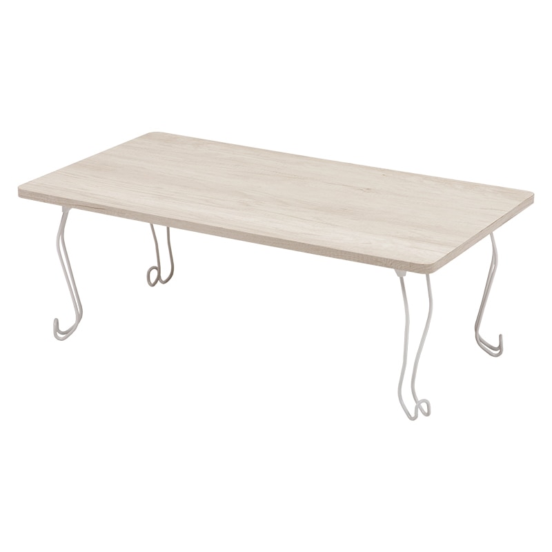 萩原 折りたたみテーブル 幅90cm 角型 ホワイトウォッシュ MT-6863WS 1台(ご注文単位1台)【直送品】