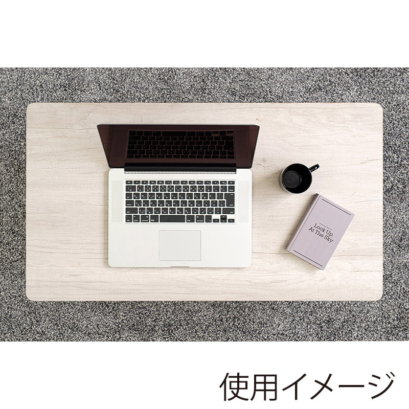 萩原 折りたたみテーブル 幅90cm 角型 ホワイトウォッシュ MT-6863WS 1台(ご注文単位1台)【直送品】