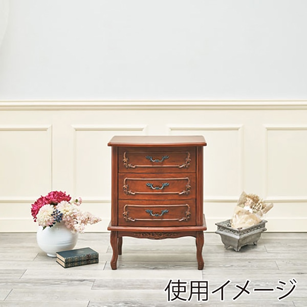 萩原 チェスト 幅52cm 3段 RCH-1466 1台(ご注文単位1台)【直送品】