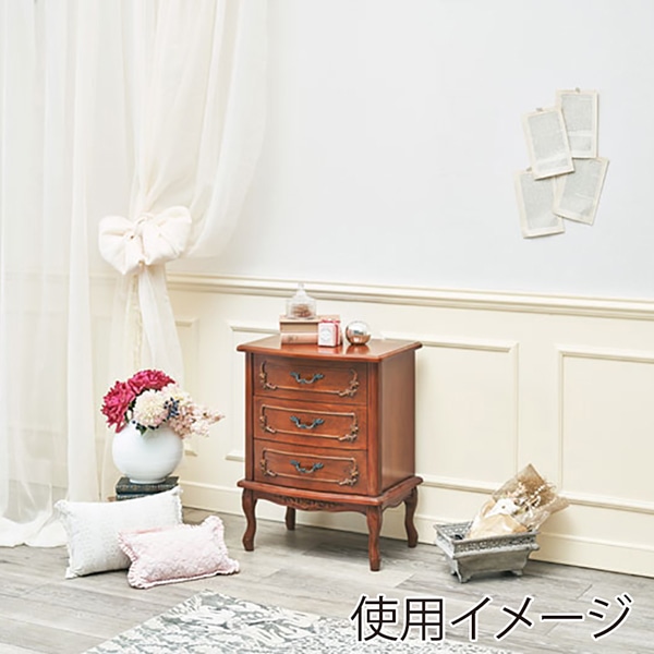 萩原 チェスト 幅52cm 3段 RCH-1466 1台(ご注文単位1台)【直送品】