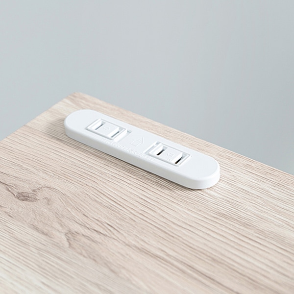 萩原 デスク・チェア 2点セット ホワイト LDC-4697-WH 1セット(ご注文単位1セット)【直送品】