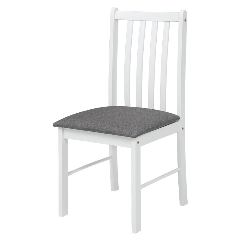 萩原 ダイニングテーブル 5点セット ホワイト×グレー SH-8617WHGY5S 1セット(ご注文単位1セット)【直送品】