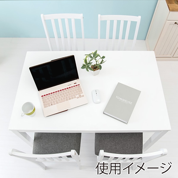 萩原 ダイニングテーブル 5点セット ホワイト×グレー SH-8617WHGY5S 1セット(ご注文単位1セット)【直送品】