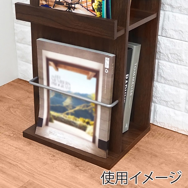 萩原 ブックスタンド ブラウン RBS-1027BR 1台(ご注文単位1台)【直送品】