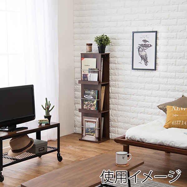 萩原 ブックスタンド ブラウン RBS-1027BR 1台(ご注文単位1台)【直送品】