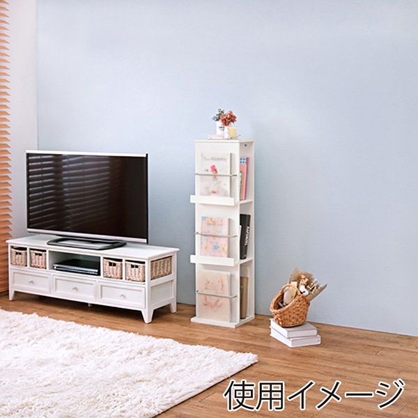 萩原 ブックスタンド ホワイト RBS-1027WH 1台(ご注文単位1台)【直送品】