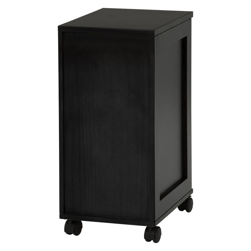 萩原 書類チェスト 5段 A4対応 ブラック×ブラウン MCH-6170BB 1台(ご注文単位1台)【直送品】