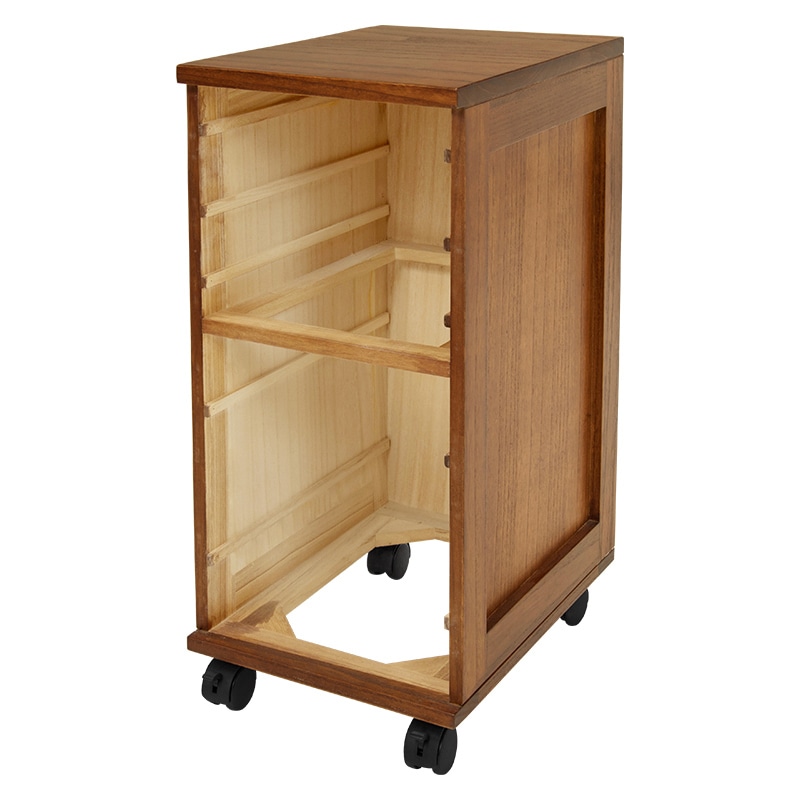 萩原 書類チェスト　5段　A4対応 ブラウン MCH-6170BR 1台（ご注文単位1台）【直送品】