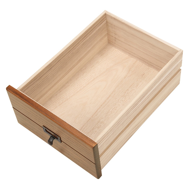 萩原 書類チェスト 9段 A4対応 ブラウン MCH-6171BR 1台(ご注文単位1台)【直送品】