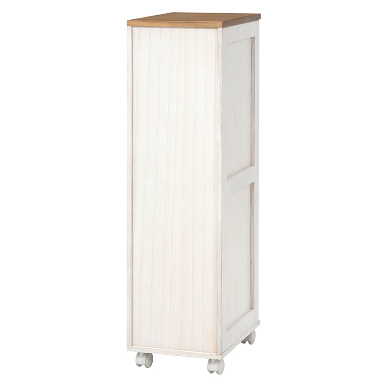 萩原 書類チェスト 9段 A4対応 ナチュラル×ホワイト MCH-6171NW 1台(ご注文単位1台)【直送品】