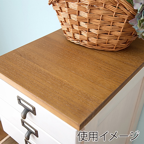 萩原 書類チェスト 9段 A4対応 ナチュラル×ホワイト MCH-6171NW 1台(ご注文単位1台)【直送品】