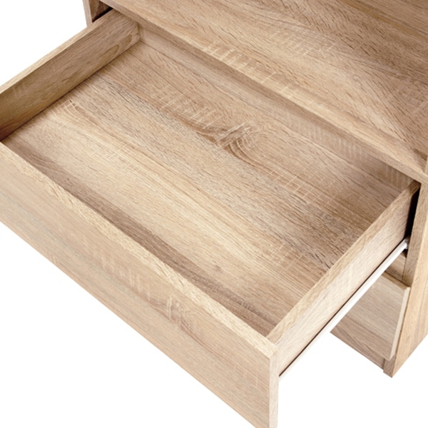 萩原 ワードローブ　引き出し付　幅60cm ナチュラル RKK-1621NA 1台（ご注文単位1台）【直送品】