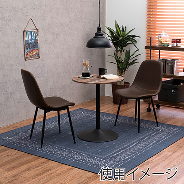 萩原 カフェテーブル 丸型 幅60cm ライトブラウン LT-4918LBR 1台(ご注文単位1台)【直送品】