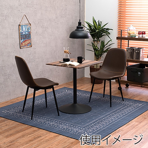 萩原 カフェテーブル 角型 幅60cm ライトブラウン LT-4919LBR 1台(ご注文単位1台)【直送品】