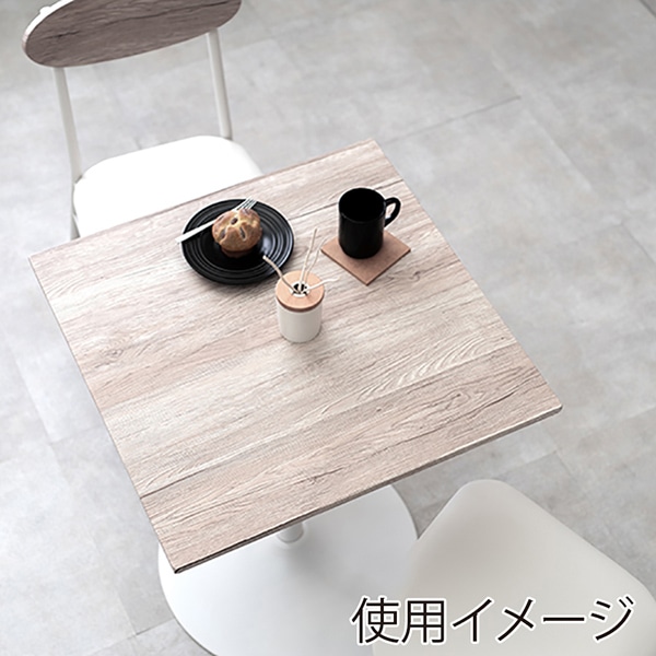 萩原 カフェテーブル　角型　幅60cm ホワイト LT-4919WH 1台（ご注文単位1台）【直送品】