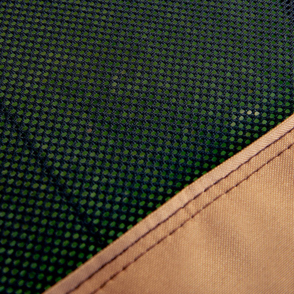 萩原 折りたたみアウトドアベッド ブラウン LOB-4439BR 1台(ご注文単位1台)【直送品】