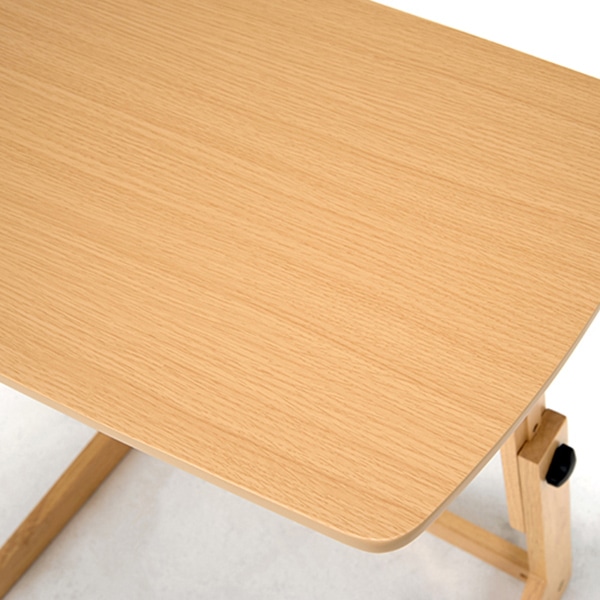 萩原 昇降テーブル　幅65cm ナチュラル VT-7973NA 1台（ご注文単位1台）【直送品】