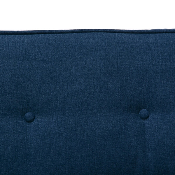 萩原 2人掛けソファ ネイビー ファジー-NV 1台(ご注文単位1台)【直送品】