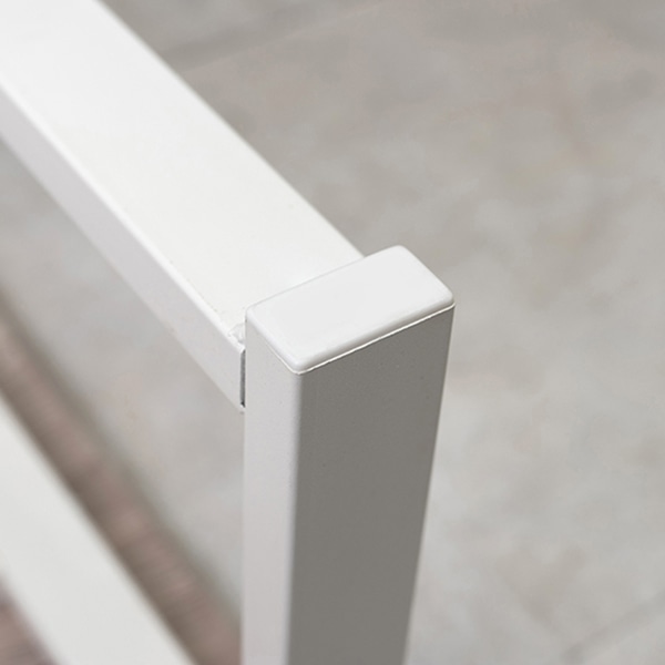 萩原 ローテーブル 幅90cm 台形脚 ホワイト LT-4395WH 1台(ご注文単位1台)【直送品】