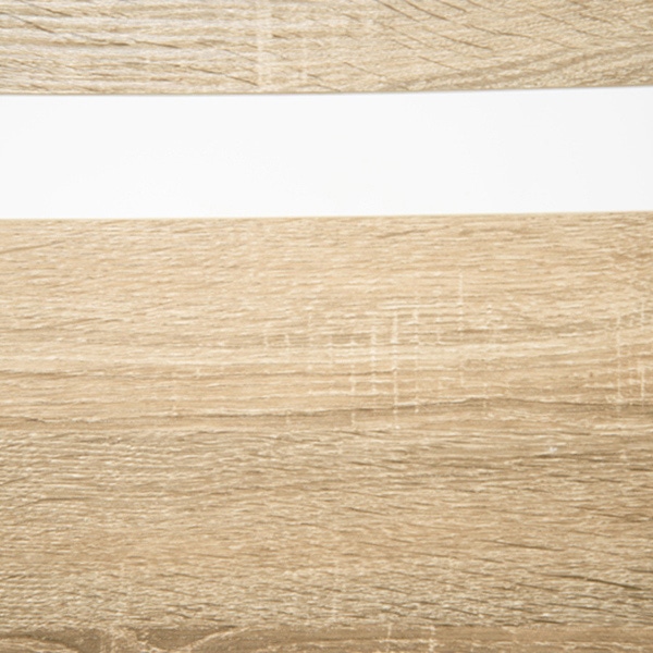 萩原 突っ張り式ウォールラック 幅60cm ナチュラル×ホワイト KTR-3147NW 1台(ご注文単位1台)【直送品】