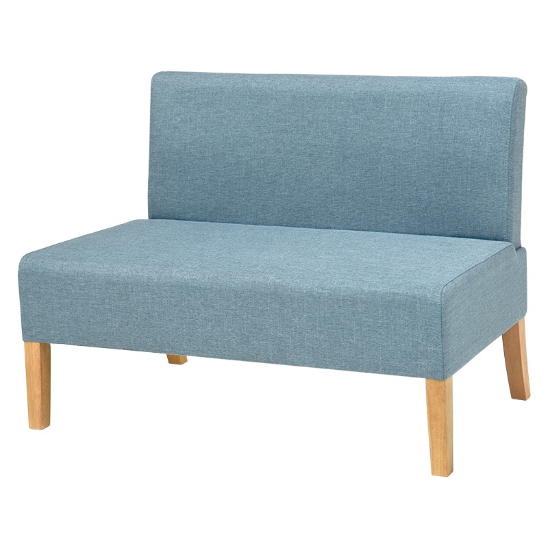 萩原 ダイニング3点セット ソファ×2 ブルー SH-8615NA-BL-3S 1セット(ご注文単位1セット)【直送品】