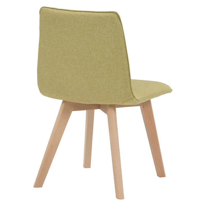 萩原 ダイニングチェア 肘無しタイプ グリーン BC-8622GR 1台(ご注文単位2台)【直送品】