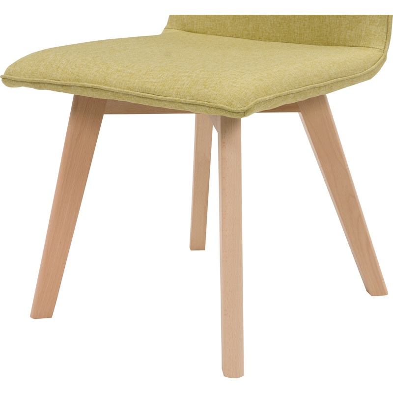 萩原 ダイニングチェア 肘無しタイプ グリーン BC-8622GR 1台(ご注文単位2台)【直送品】