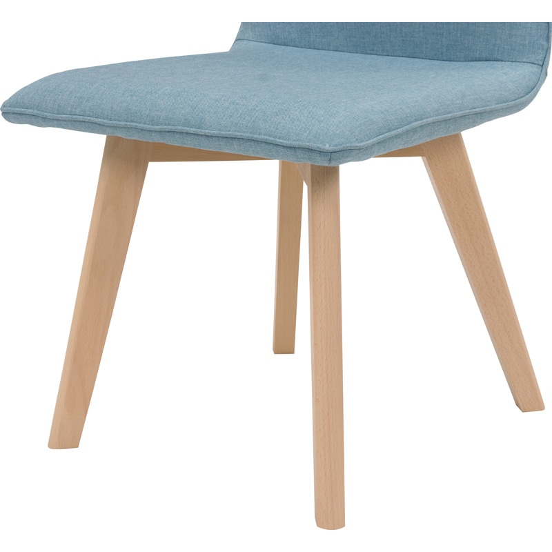 萩原 ダイニングチェア ブルー BC-8622BL 1台(ご注文単位2台)【直送品】