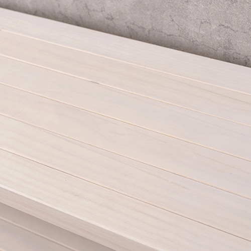 萩原 木製ラック　幅60cm　4段 ホワイトウォッシュ MCC-6035WS 1台（ご注文単位1台）【直送品】