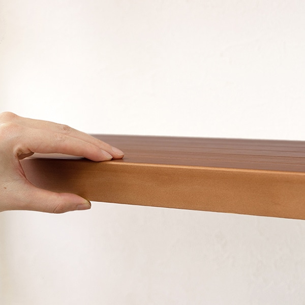 萩原 木製ラック 幅40cm 5段 ライトブラウン MCC-6038LBR 1台(ご注文単位1台)【直送品】