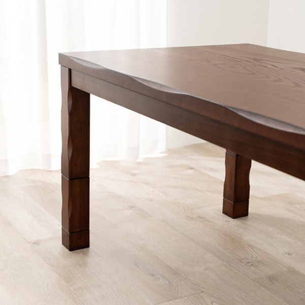 萩原 山城 ダイニングこたつ 135×80cm 山城135 1台(ご注文単位1台)【直送品】