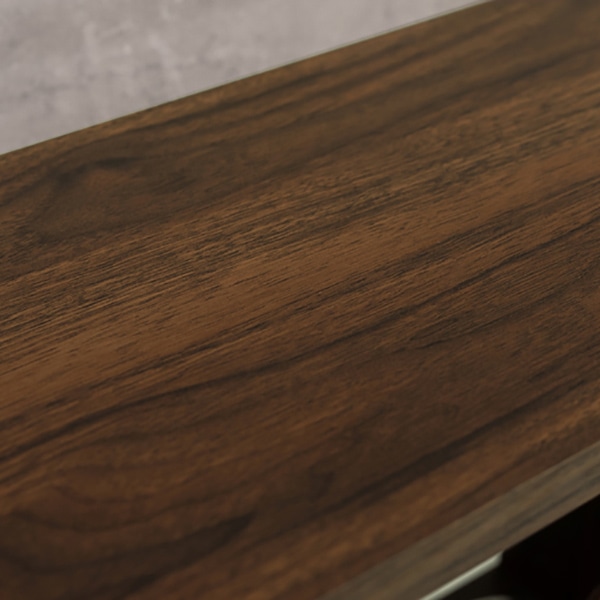 萩原 扉付きオープンラック　幅90cm　5段 ブラウン RCC-1017BR 1台（ご注文単位1台）【直送品】