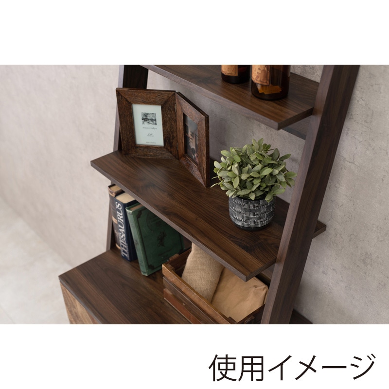 萩原 チェストラック　幅53cm　4段　引出し2杯  RCH-1090BR 1台（ご注文単位1台）【直送品】