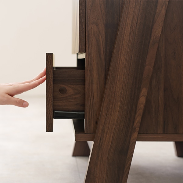 萩原 チェストラック 幅75cm 3段 引出し4杯 RCH-1094BR 1台(ご注文単位1台)【直送品】